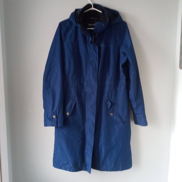 Marmot Lightweight Gore-tex long women's rain jacket Size Large - Picture 1 of 6